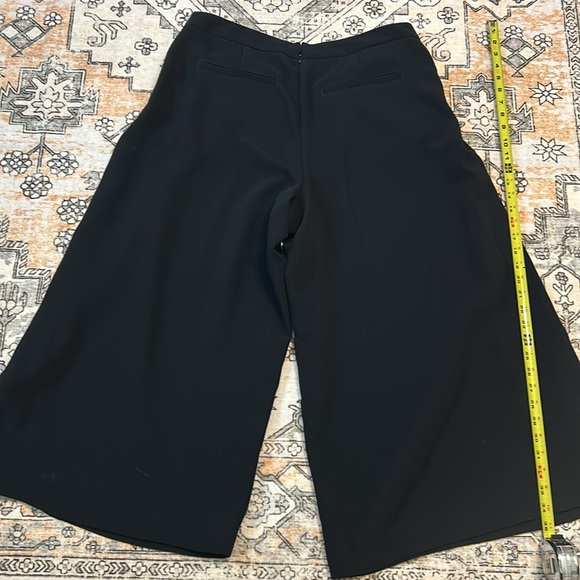 RAG & Bone 12 Lomand high rise, wide leg crêpe pants with pleated overlay - Picture 12 of 12